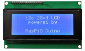 RasPiO LCD20x4 Powered by RasPiO Duino_700